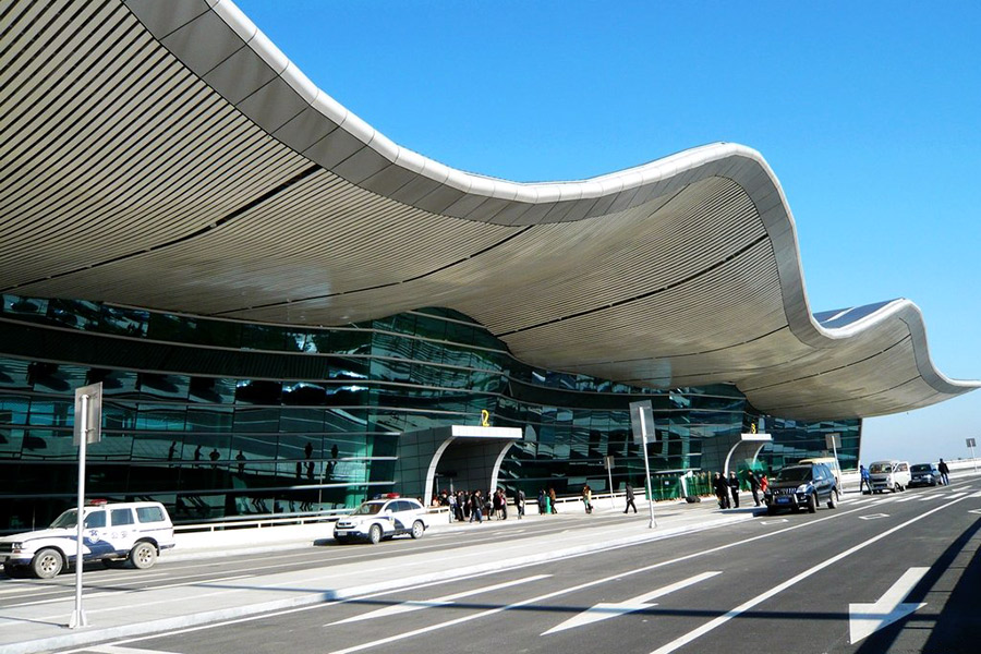 潮汕机场外墙玻璃